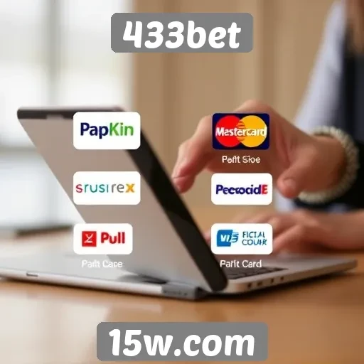 Métodos de pagamento disponíveis na plataforma 433bet