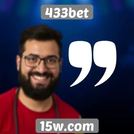 Depoimentos de usuários sobre a experiência no 433bet